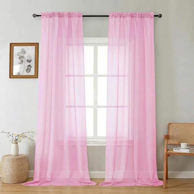 Gwine Sheer Curtains 96 Inches Long by Gwine