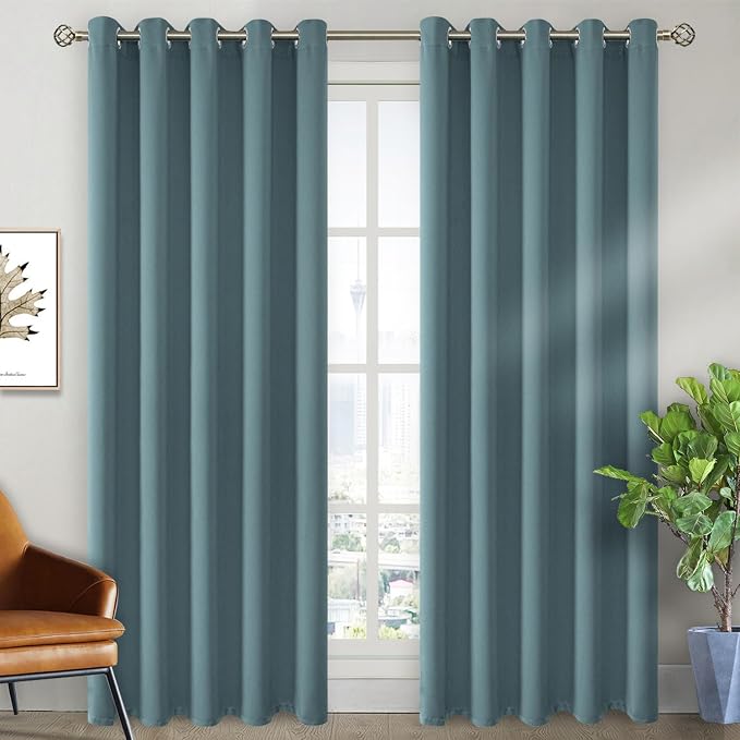 BGment Room Darkening Curtains 84 Inches Long by BGment