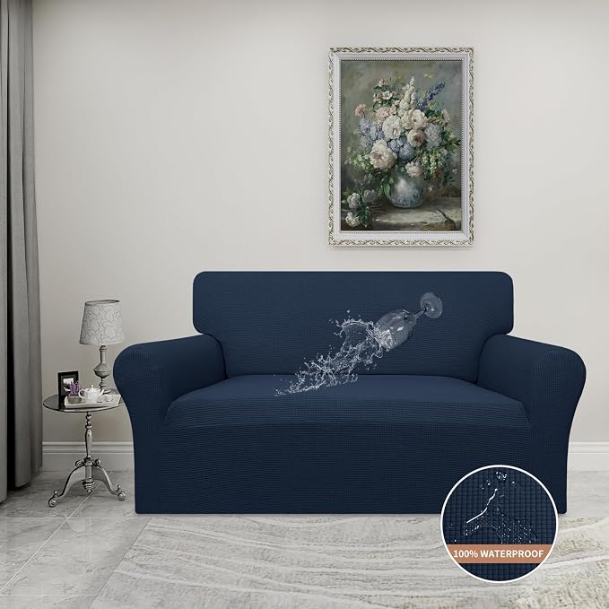 Easy-Going 100% Waterproof Loveseat Couch Cover, Dual Waterproof Sofa Cover - Image 2
