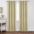 Joydeco Blackout Curtains 63 Inch Length 2 Panels Set, Thermal Insulated Long by JOYDECO