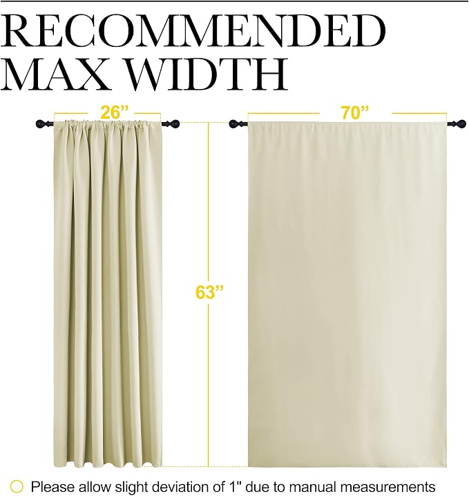 NICETOWN Blackout Curtains for Bedroom, Home Decorations Thermal Insulated - Image 7