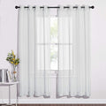 NICETOWN Light Gray Sheer Curtains by NICETOWN