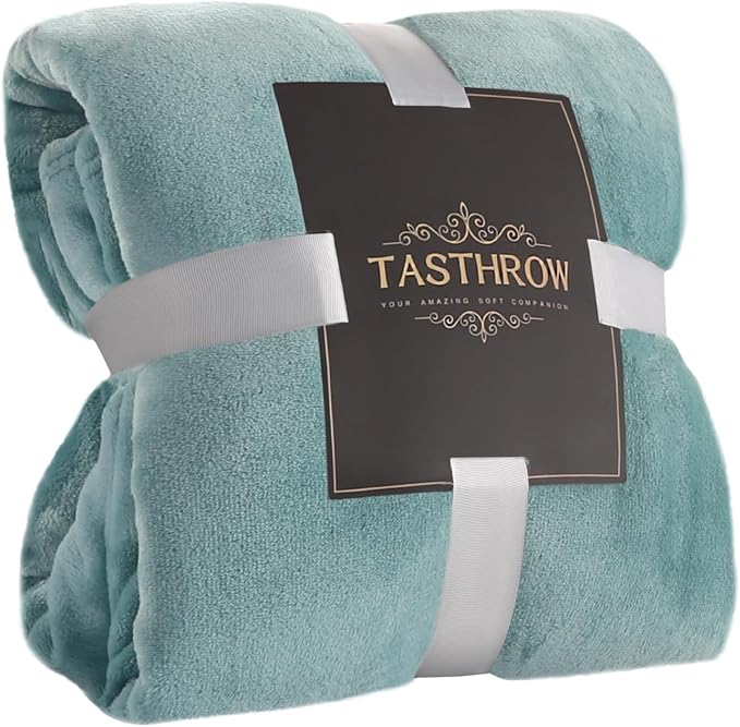 TASTHROW Large Flannel Fleece Throw Blanket, 50×70 Inch by TASTHROW