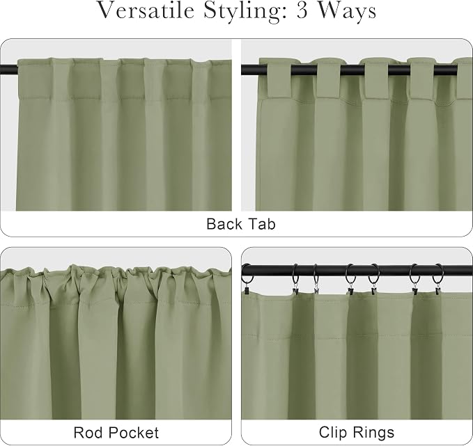 PONY DANCE Short Blackout Curtains - Image 5