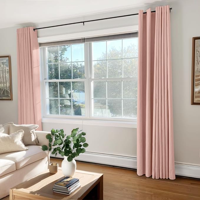100% Blackout Shield Linen Blackout Curtains - Image 7