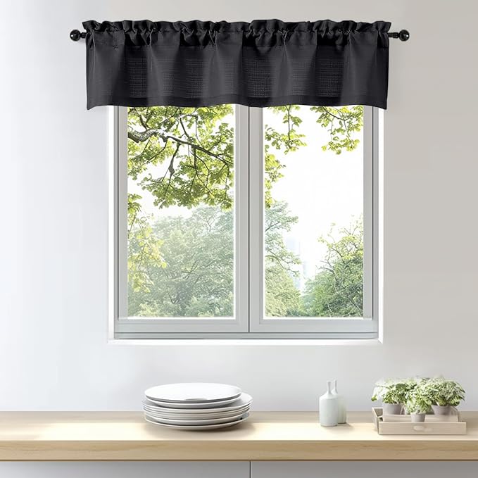OWENIE Bob 1 PCS Black Valances by OWENIE