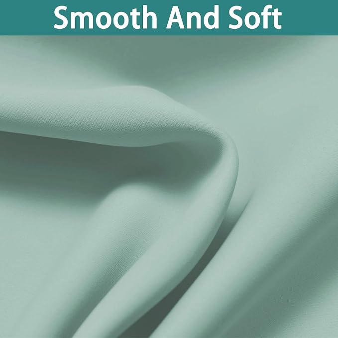 Yakamok Extra Wide 100% Blackout Full Shading Curtains - Image 7
