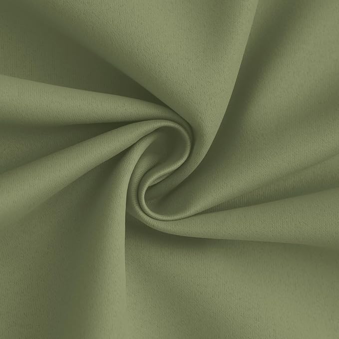 Yakamok 100% Blackout Curtain Panels 96 inches Cold and Light Blocking Drapes - Image 3