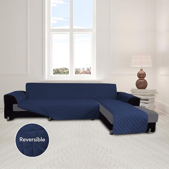 Easy-Going L Shape Sofa Slipcover Chaise Cover - Image 2