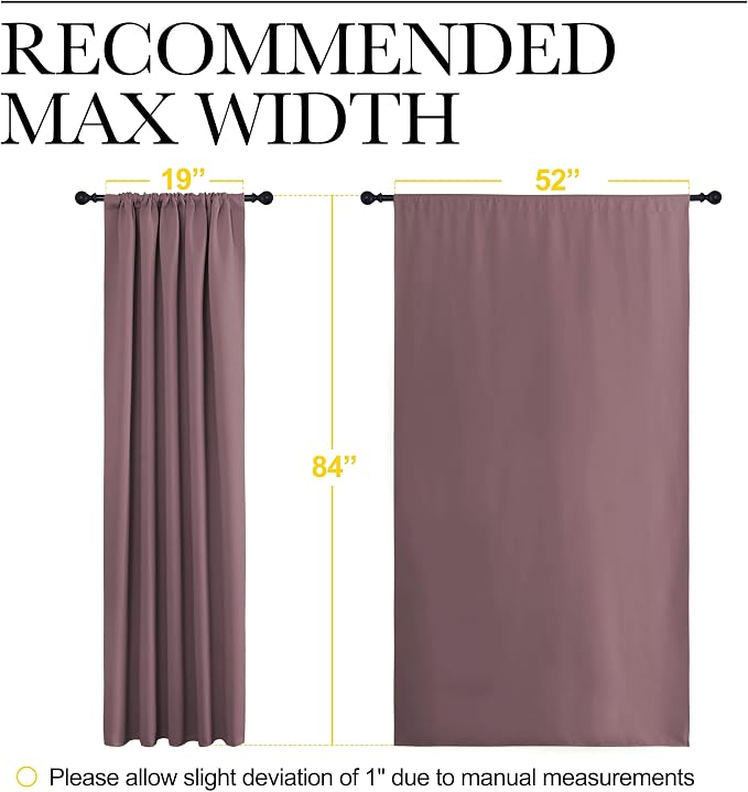 NICETOWN Room Darkening Curtains - Image 7