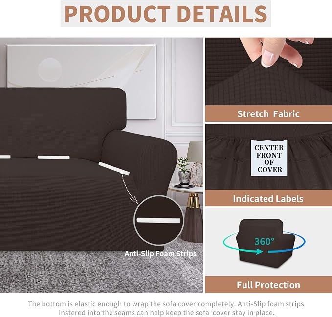 Easy-Going 100% Waterproof Chair Couch Cover, Dual Waterproof Sofa Cover - Image 4