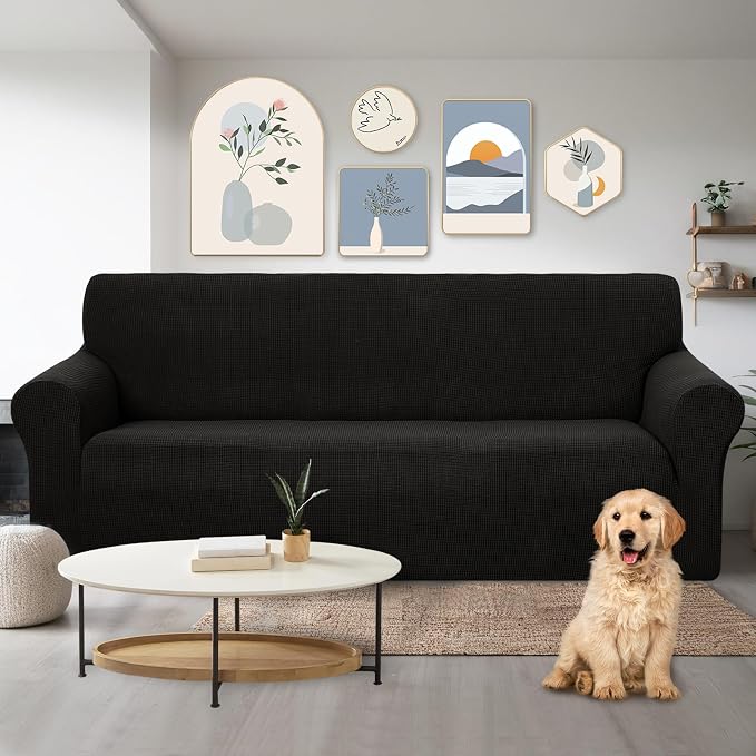 U-NICE HOME Stretch Couch Cover Sofa Cover Sofa Slipcover Furniture Protector - Image 2