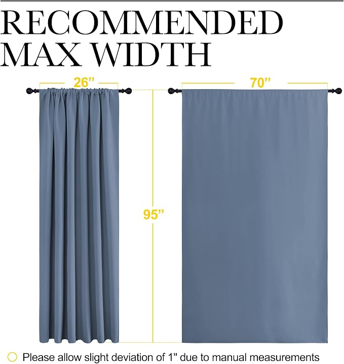 NICETOWN Blackout Curtains Window Draperies - Image 7
