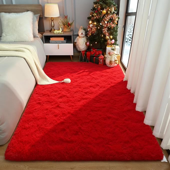 Amearea Premium Soft Area Rug 4x5.3 Feet, Modern Fluffy Rugs - Image 3