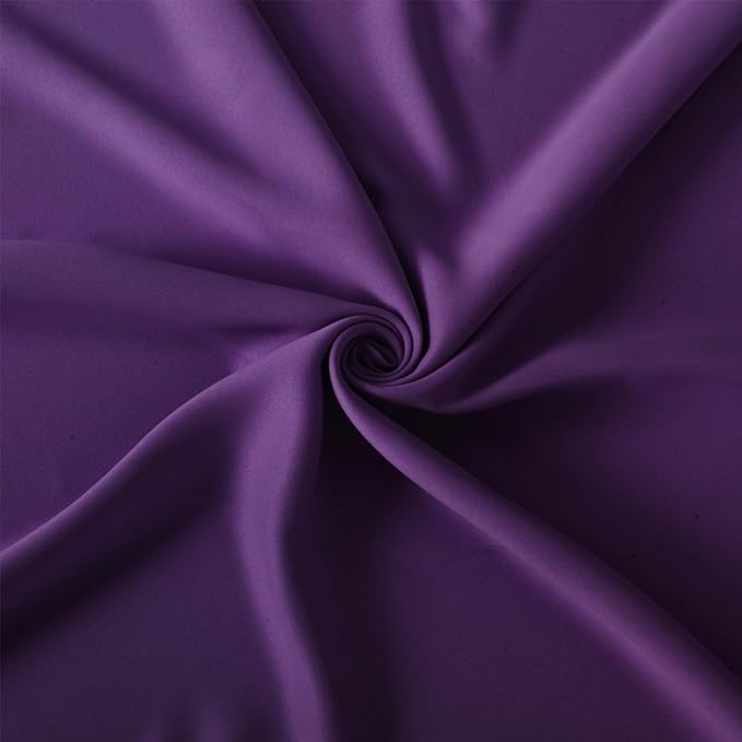 LEMOMO Blackout Curtains 66 x 95 inch/Purple Curtains Set of 2 Panels/Thermal - Image 6