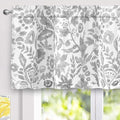 DriftAway Julia Lined Valance Double Layer Thermal Insulated Room Darkening by DriftAway