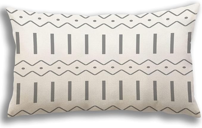 YCOLL Lumbar Pillow Covers 12x20 Set of 4, Modern Sofa Throw Pillow Cover - Image 4