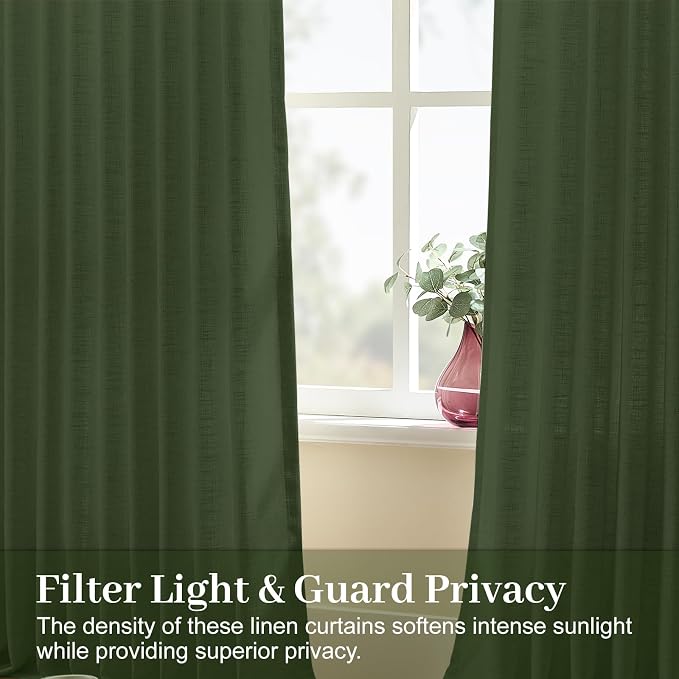 Pinch Pleated Sheer Curtains 84 Inches Long - Image 2