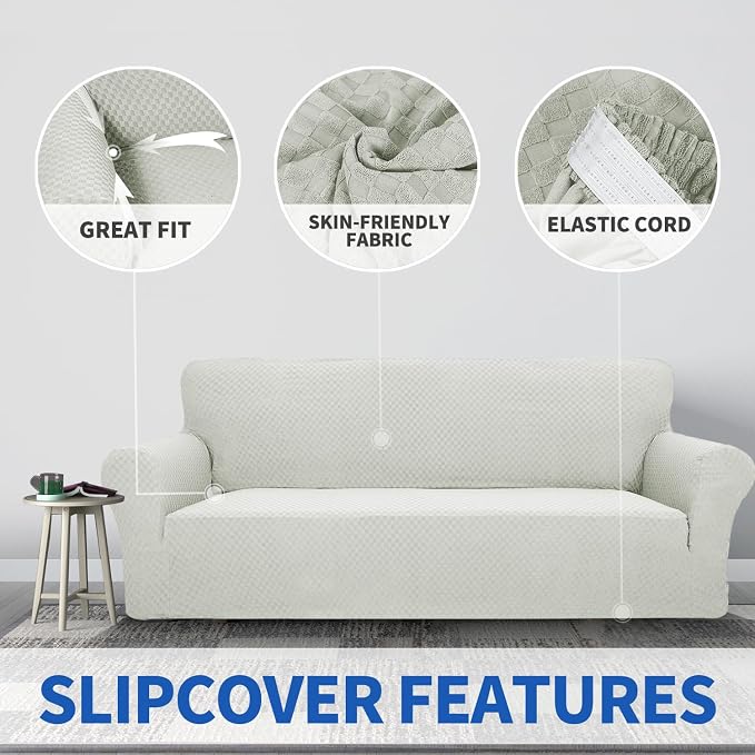 ZNSAYOTX 1 Piece Jacquard Couch Covers - Image 3