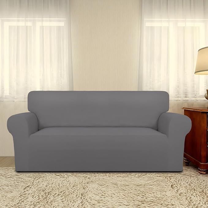 PureFit Super Stretch Sofa Slipcover – Spandex Non Slip Soft Couch Sofa Cover - Image 2