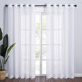 NICETOWN Voile Sheer Curtains for Windows, Grommet Elegant Airy Lightweight by NICETOWN