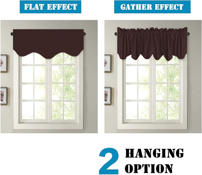 H.VERSAILTEX 2 Panels Blackout Curtain Valances - Image 6
