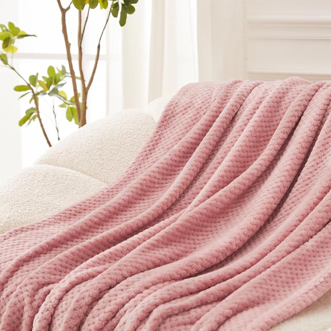 Exclusivo Mezcla Fleece Bed Blanket Queen Size, Super Soft and Warm Blankets - Image 5