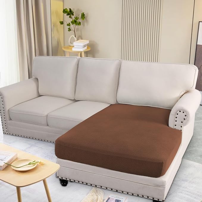 H.VERSAILTEX Super Stretch Individual Chaise Cover Sectional Couch Covers - Image 2