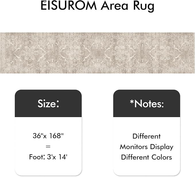 Washable 3x14 Runner Rug - Image 2