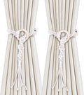SRG Handmade Boho Curtain Tiebacks Hand Knitting Cotton Curtain Holdbacks by SRG