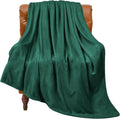 BEDELITE Fleece Blanket Twin Size Forest Green Throw Blankets by BEDELITE