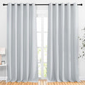 NICETOWN Room Darkening 118 inch Long Curtains, Grommet Thermal Drapes Weighted by NICETOWN