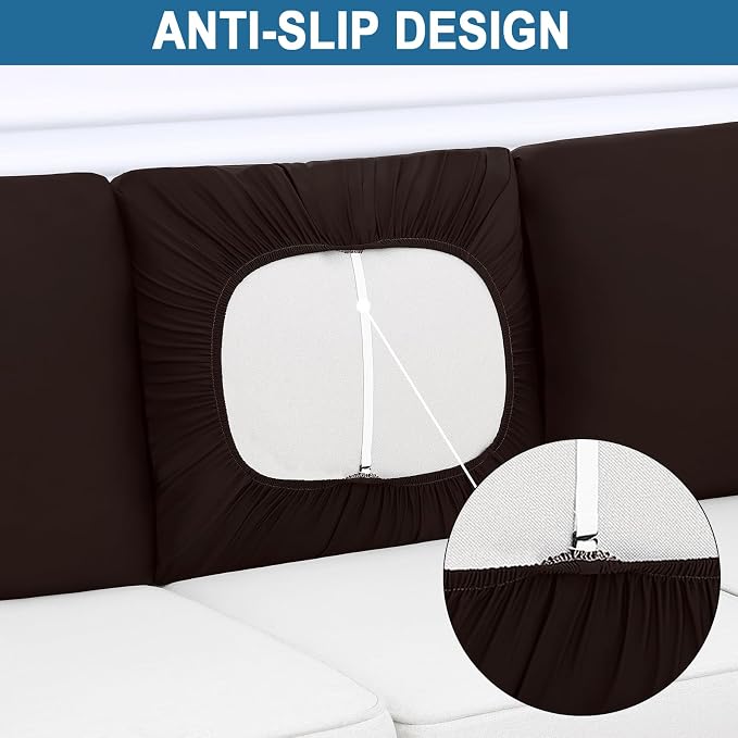 Smiry Printed Couch Cushion Covers, Stretch Soft Couch Covers - Image 4