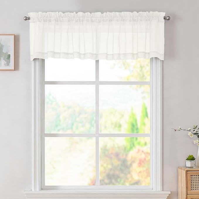 Simplebrand Ivory Valances 14 Inches Long by Simplebrand