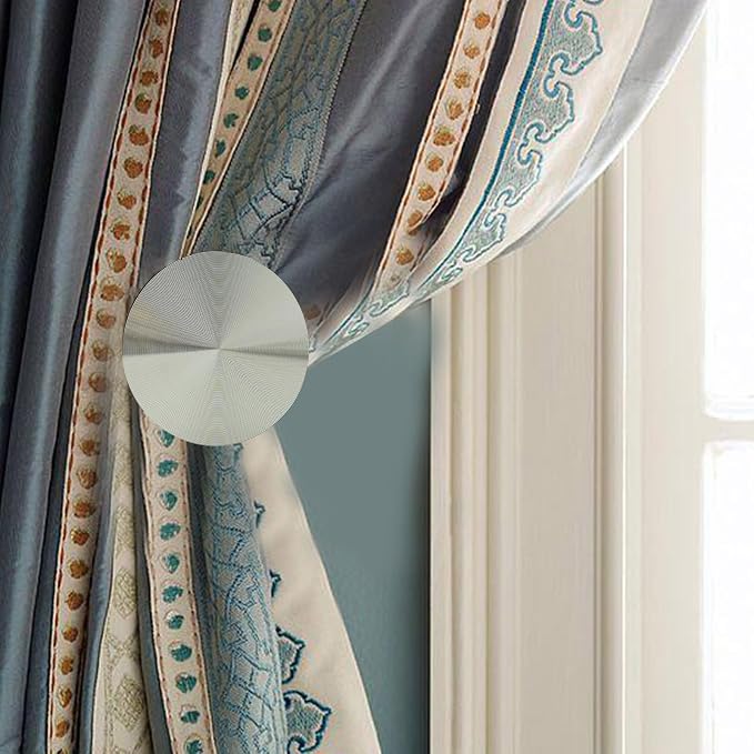 Curtain Tiebacks 2 Pack Wall Mounted Zinc Alloy Tiebacks - Image 7