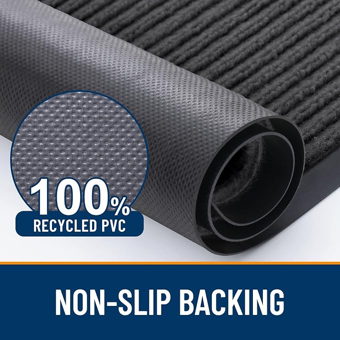 OLANLY Front Door Mat 71x34, Waterproof Heavy-Duty Indoor Outdoor Doormat | - Image 3
