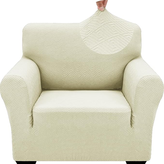 ZNSAYOTX 1 Piece Jacquard Chair Slipcovers by ZNSAYOTX