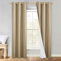 NICETOWN 100% Absolutely Blackout Linen Curtains by NICETOWN