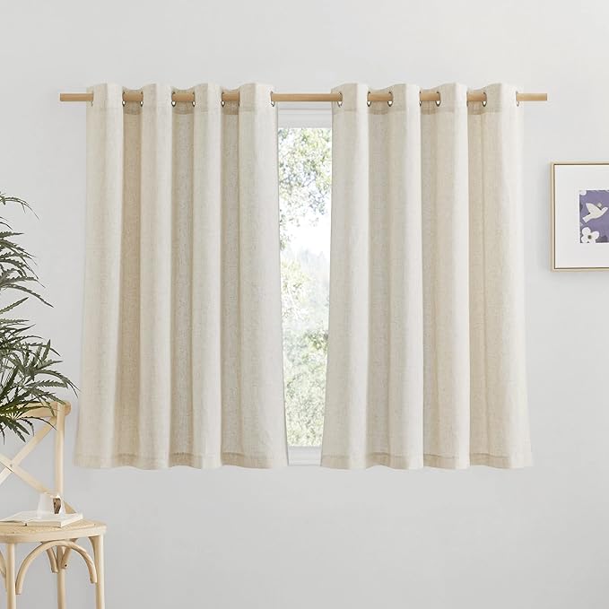 NICETOWN Natural Linen Curtains by NICETOWN