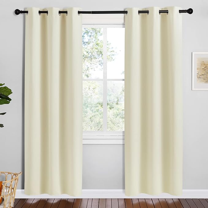 NICETOWN Kitchen Curtains for Decoration, 2 Panels, W42 x L78 inches, Thermal by NICETOWN