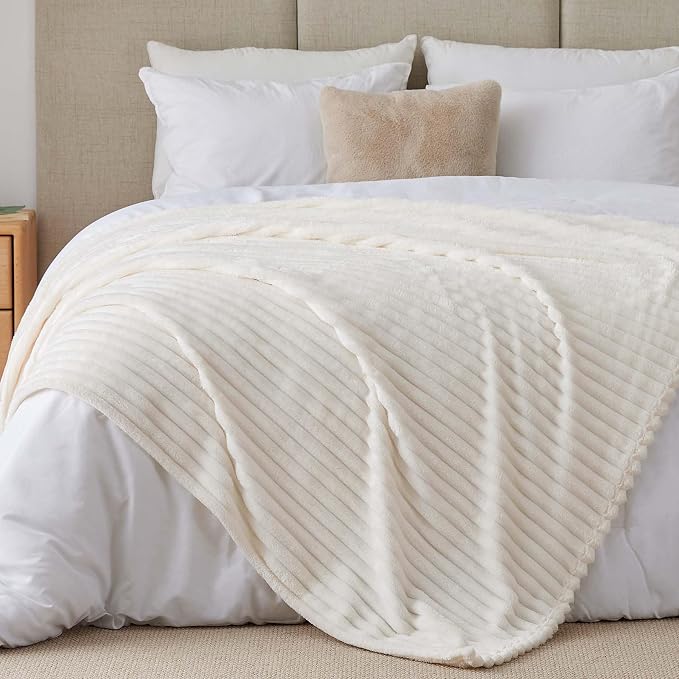BEDELITE King Size Blanket for Bed, 300GSM Soft & Warm Fleece Blanket, - Image 7