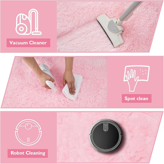 Ultra Soft Fluffy Area Rugs for Bedroom Living Room 10x12, Nursery Rug - Image 4