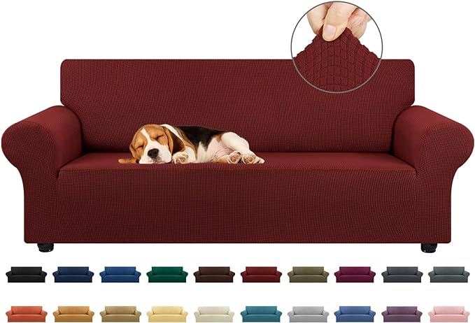 KEKUOU Stretch Sofa Cover Slipcover ，Couch Covers by KEKUOU