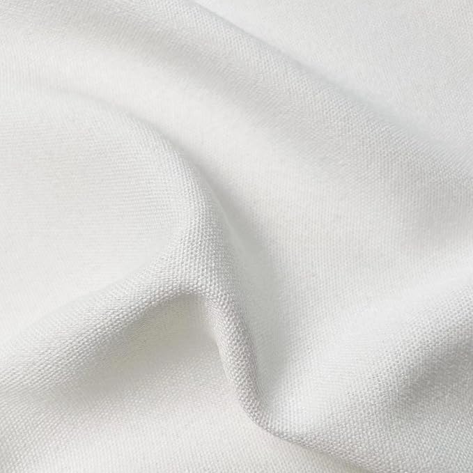 Faux Linen Kitchen Curtains 36 Inch Length Cafe Curtain Tiers - Image 5