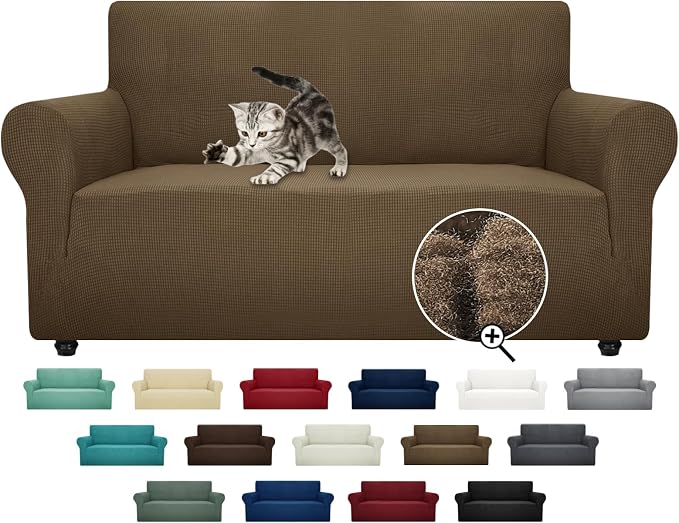 ZNSAYOTX Super Stretch Couch Cover Love Seat Sofa Covers by ZNSAYOTX