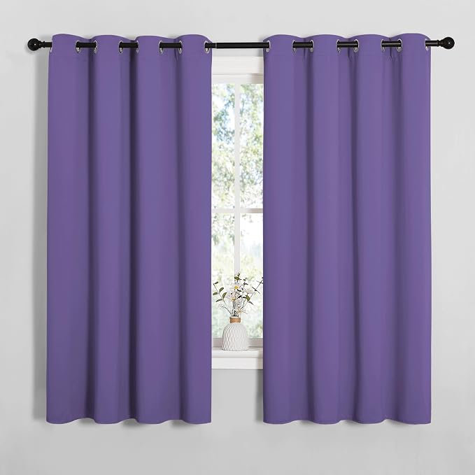NICETOWN Bedroom Curtain Panels Blackout Draperies, Thermal Insulated Solid by NICETOWN