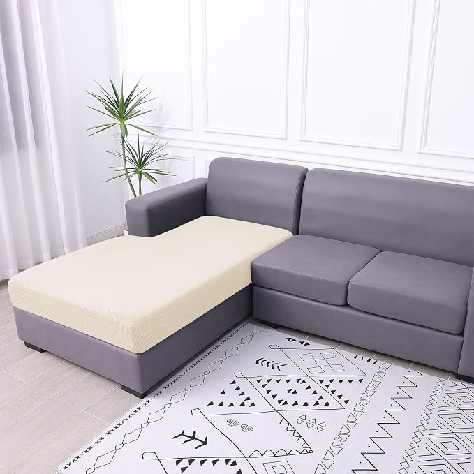 hyha Waterproof Couch Cushion Covers, Sectional Sofa Cushion Slipcovers L Shape - Image 2
