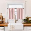 RYB HOME 100% Blackout Basement Curtains 24 inches Long, Heat & UV Blocking by RYBHOME