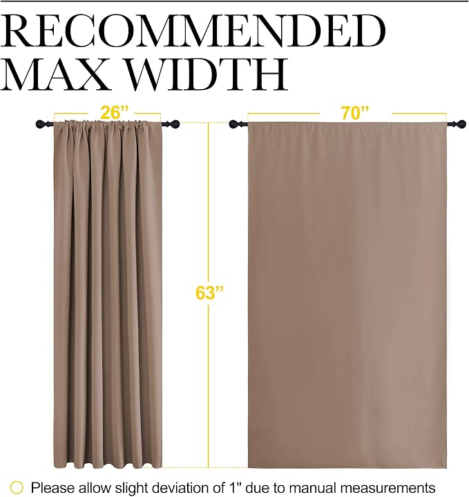 NICETOWN Kids Blackout Curtain Panels - Image 7
