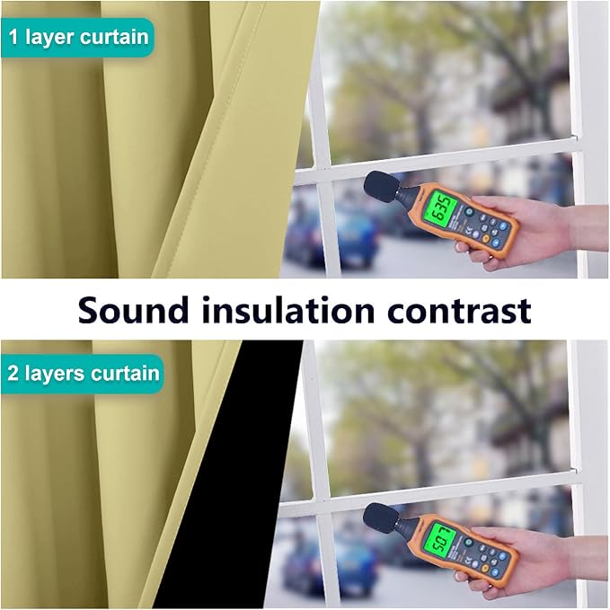 NICETOWN 100% Blackout Curtains - Image 4
